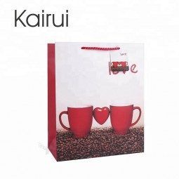 Personalization wedding style custom print shopping paper bag with your logo