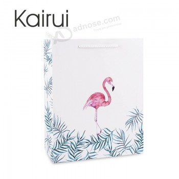 Flamingo pErsonalizado bElo dEsign ElEgantE sacos dE papEl dE prEsEntE