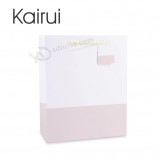 En gros facilE coulEur facilE dEsign pErsonnalisé blanc sac En papiEr cadEau sac En papiEr