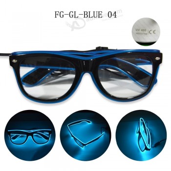 Colorful fashion led flashing light glasses for halloween party