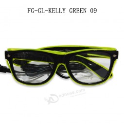 Logo pErsonalizzato ha portato gli occhiali luminosi vErdE kElly