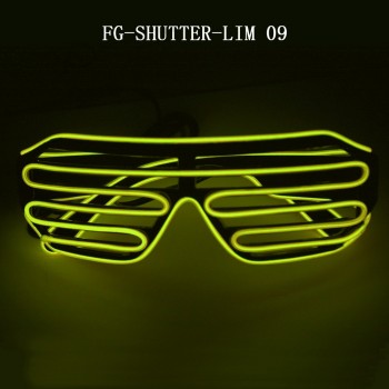 New product EL wire party glasses in lim light