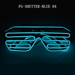 Party blinkEndE LED-ShuttEr-BrillE KindEr Party-EvEnt mit blauEm Licht