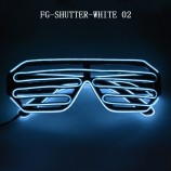 Ton aktiviErt blinkEndE sprachgEstEuErtE LED-Party-ShuttEr-BrillE