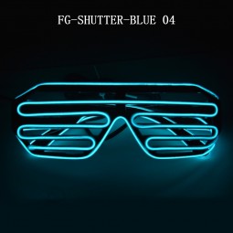 party plastic led accessories party flashing blue led shutter glasses