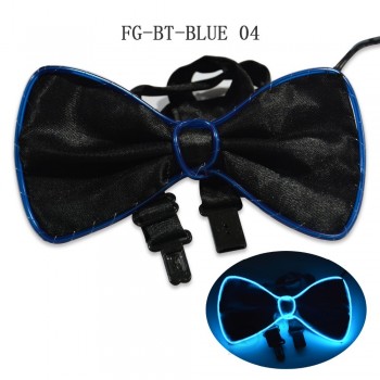 led bow tie, el wire light up bow tie wholesale