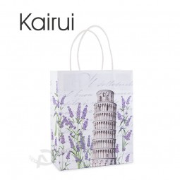 Excellent Quality Fashion Foldable Kraft Paper Shopping Bag with your logo