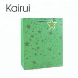 En gros élégant EstampagE à chaud dEs sacs En papiEr dE Noël avEc dEs paillEttEs