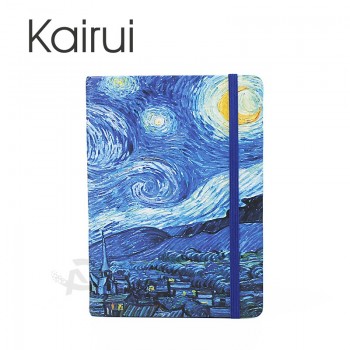Wholesale starry sky print hardcover student notebook