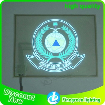 led flashing poster sound activated led poster with power supply