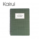 Single color wholesale personalized stationery pages custom printed spiral notebook