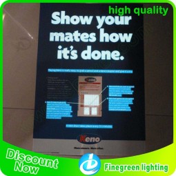 New arrival el glowing advertisement sign show