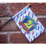 Drapeaux de bâton de main de haute qualité pour les jeux de sport