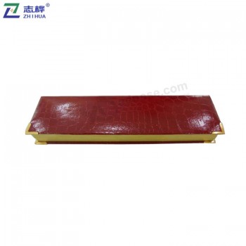 Wholesale prices Upscale necklace bracelet packaging box leather jewelry box with your logo