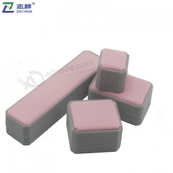 Zhihua бренд ювелирные изделия производитель прямой продажи логотип пользовательский полный комплект розовый коробка ювелирных изделий
