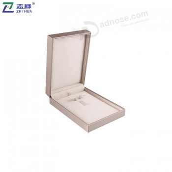 ZHIHUA brand custom size wholesale fashion Plastic composite materials jewelry set packaging Box