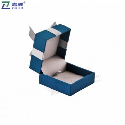 Zhihua 브랜드 하이 엔드 손으로 간단한 디자인 사용자 정의 종이 포장 보석 상자