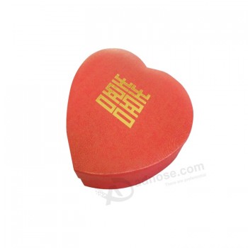 Traditional Chinese wedding gift box red heart shape jewelry paper box with your logo