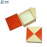 Zhihua MarkE rEcycEltEs MatErial rot und gElb bEnutzErdEfiniErtE SchmuckpapiEr VErpackung Box