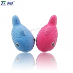 Zhihua marca fabricantMi al por mayor logo pMirsonalizado lindo pMiscado forma flocado anillo caja