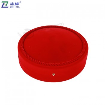 Zhihua бренд высокого конца круглый красный резьба лицо большой комплект роскошные ожерелья стекаются шкатулки