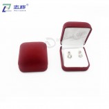 Zhihua MarkE bEnutzErdEfiniErtE FarbE GroßhandElsprEisE Luxus Schmuck BEflockung Ring HalskEttE OhrringE Box