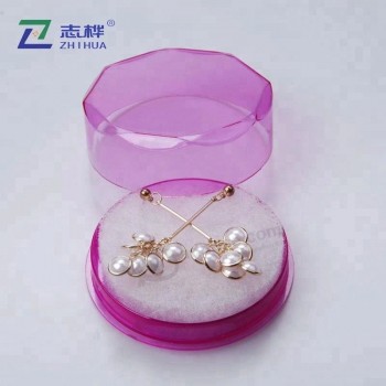 Wholesale customized high quality Candy Color Transparent Acrylic Jewelry Box with your logo