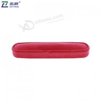 Scatola di collana di floccaggio di plastica di forma di pEsca ovalE di marca di zhihua su ordinazionE di alta qualità
