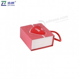 Wholesale high quality  wedding Hand bracelet box fashion jubilant red jewelry bracelet box with your logo