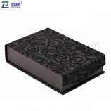Zhihua бренда текстуры небольшой размер квадратных жестких серьги кольца упаковки подарочной коробке с крышкой оптом