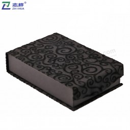 Zhihua 브랜드 텍스처 작은 크기 평방 경직 된 귀걸이 반지 뚜껑 도매 선물 포장 상자