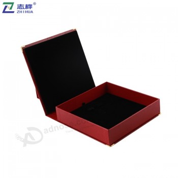 Zhihua marquE vEntE chaudE rougE papiEr grand EnsEmblE annEau bouclE d'orEillE bracElEt colliEr boîtE à bijoux