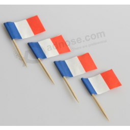 Attractive flag mini bamboo toothpicks flag wholesale