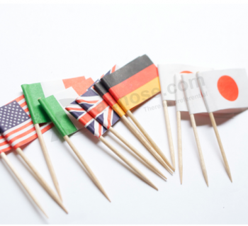 Custom Printing Paper Cocktail Toothpick Flags for Food