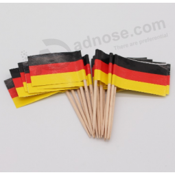 Decorative wooden stick mini toothpick Germany flag