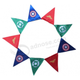 Outdoor mini trianglE flags polyEstEr string vlag
