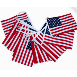 Printed flags decorative American string bunting flag with any size