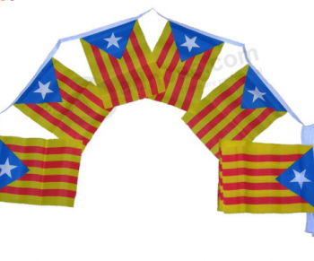 High quality polyester mini string bunting flag with any size