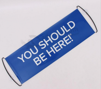 Hand Held Scrolling Custom Printing You Should Be Here Banner with high quality and any size