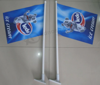 Bandeiras de propaganda baratas ao ar livre relativas à promoção da bandeira de propaganda da parede