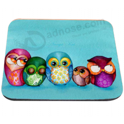 Factory supply natural rubber sublimation mousemat