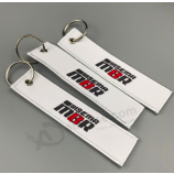 Wholesales Custom before flight embroidered keychain
