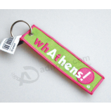Custom I love you embroidery keychain for promotional gift