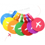 Airline luggage tags custom cheap silicone luggage tag