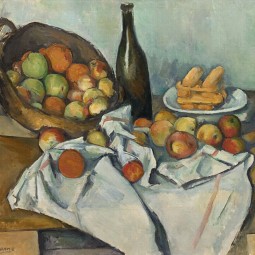 NO,JW005，The Basket of Apples, European Classical Still Life Oil Painting， Living Room Bedroom Decorative Painting