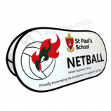Individuelles Logo Werbung Display horizontale Pop-up-Banner