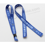 China Hersteller benutzerdefinierte Logo Polyester Armband für die Förderung