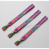 最优惠的价格个性化节日面料腕带