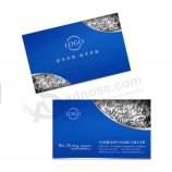 Fashion design paper name card with cheap price
