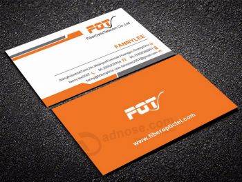 Low MOQ printed business name card for sale